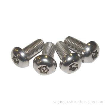 Torx recessed screw, hexalobular socket cheese head